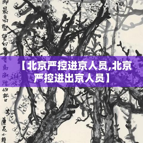 【北京严控进京人员,北京严控进出京人员】 【北京严控进京人员,北京严控进出京人员】